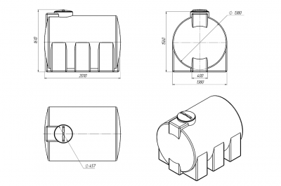 Емкость ЭВГ 3000л в Кирове